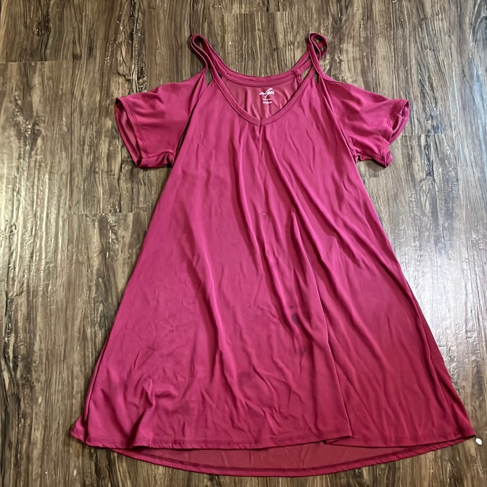Mauve mini dress